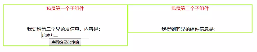 兄弟组件未传值